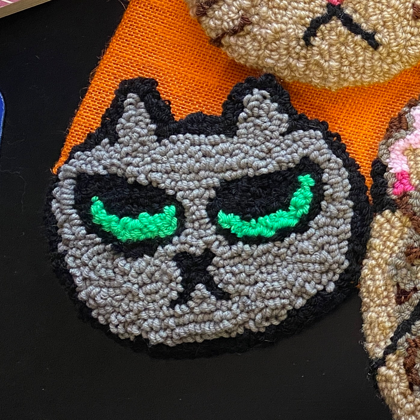 Cat Rug | Wall-Hanging Punch Needle Tufting | Assorted Cats