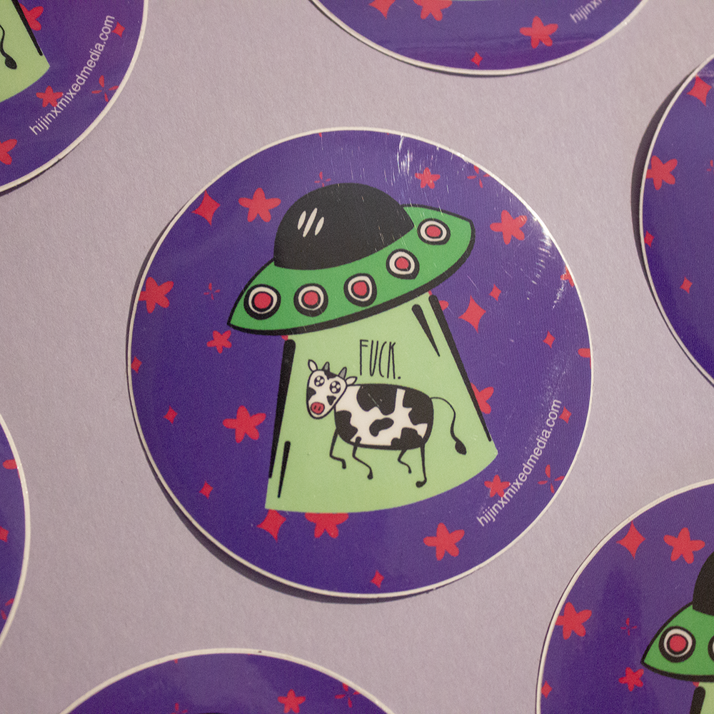Assorted Eco-Friendly Waterproof Stickers | Original Art