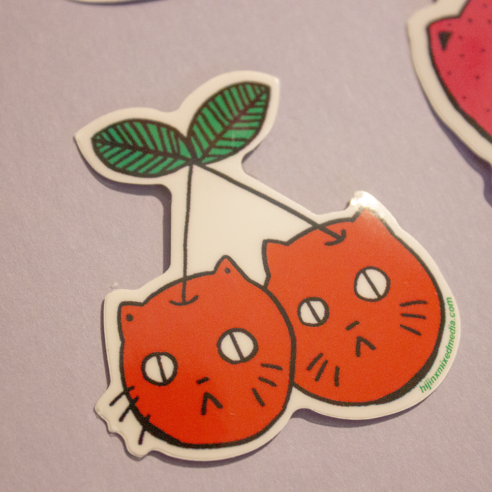 Assorted Eco-Friendly Waterproof Stickers | Original Art