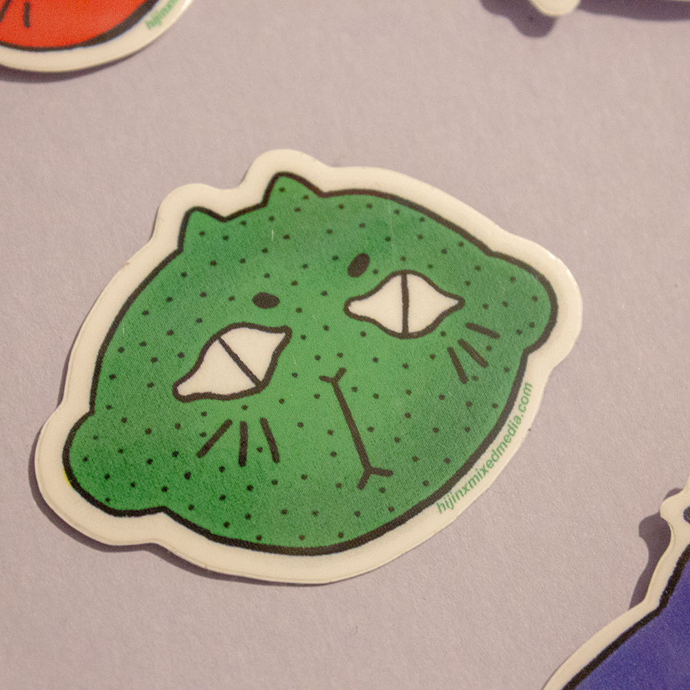 Assorted Eco-Friendly Waterproof Stickers | Original Art
