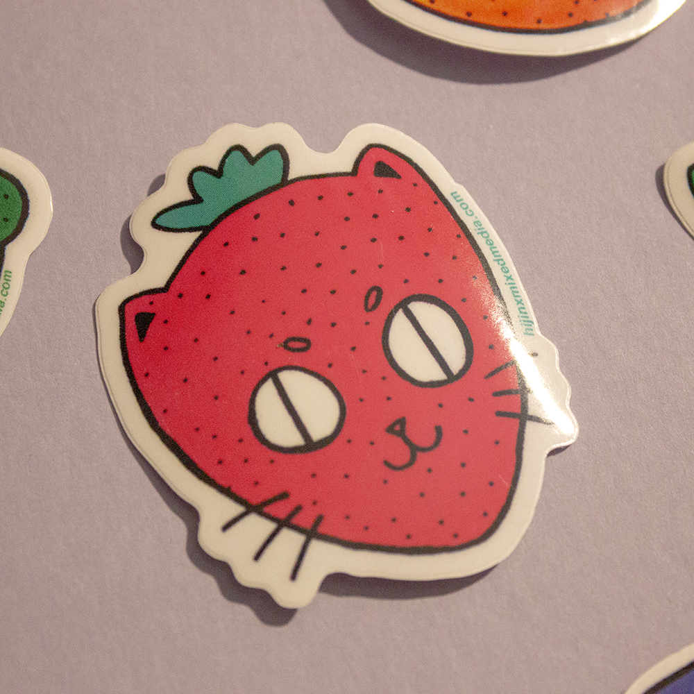 Assorted Eco-Friendly Waterproof Stickers | Original Art