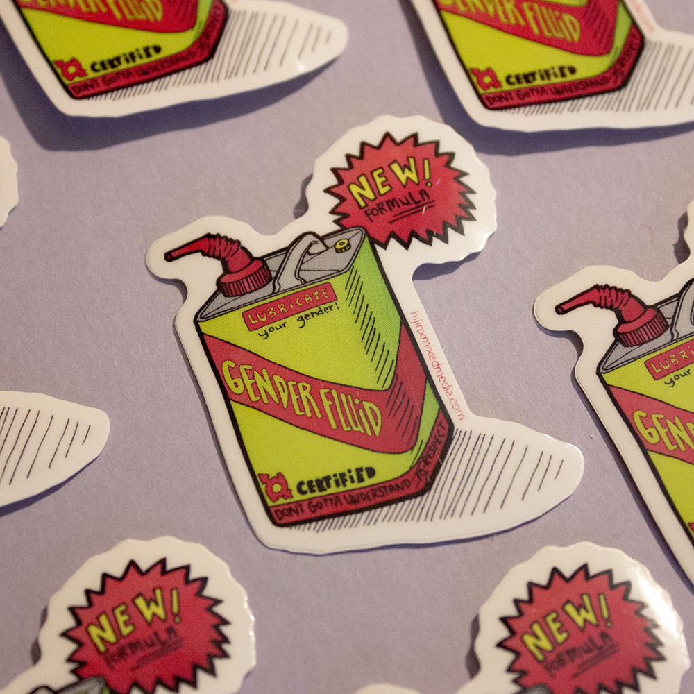Assorted Eco-Friendly Waterproof Stickers | Original Art
