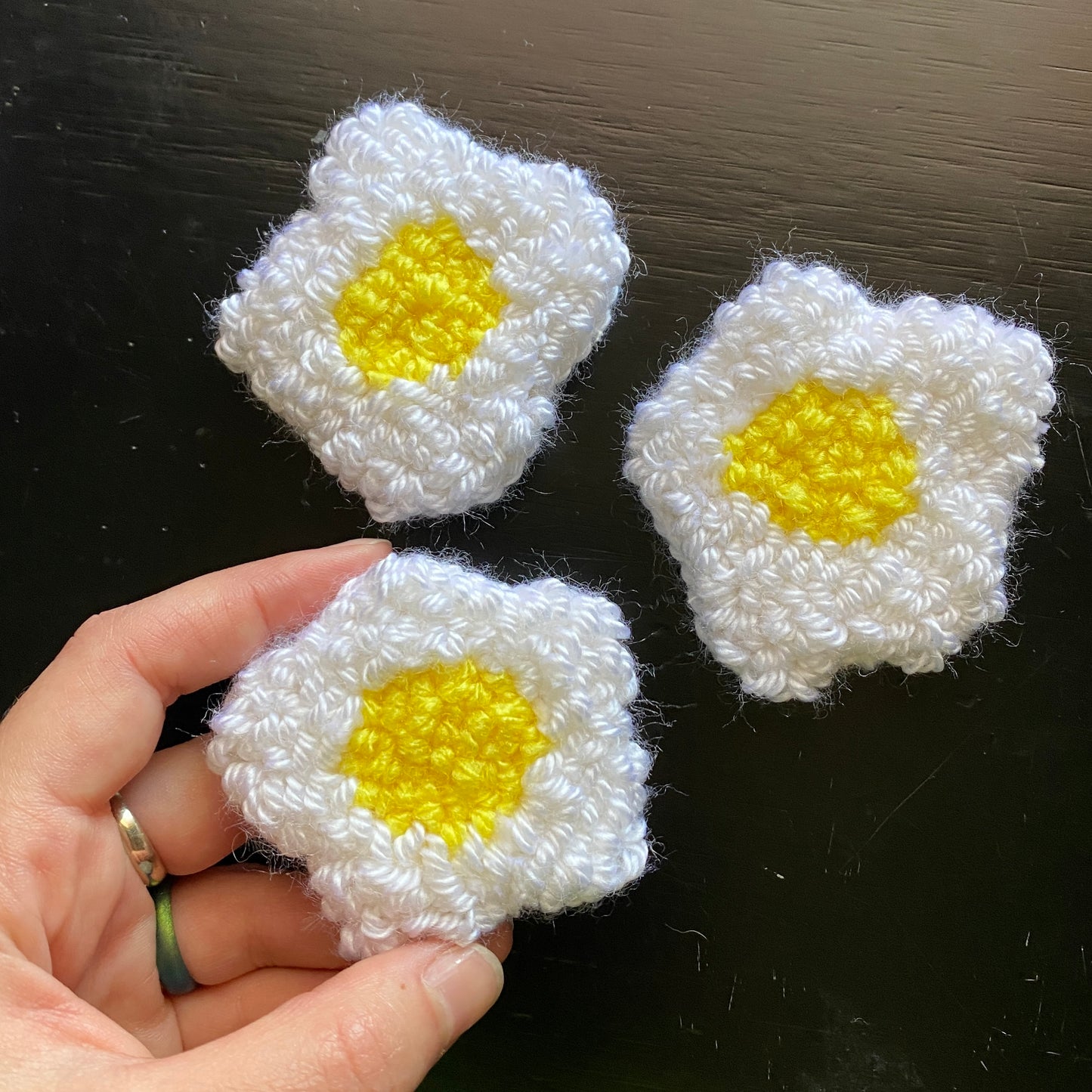 Mug Rug Coasters | Small Tabletop Rugs | Various Designs