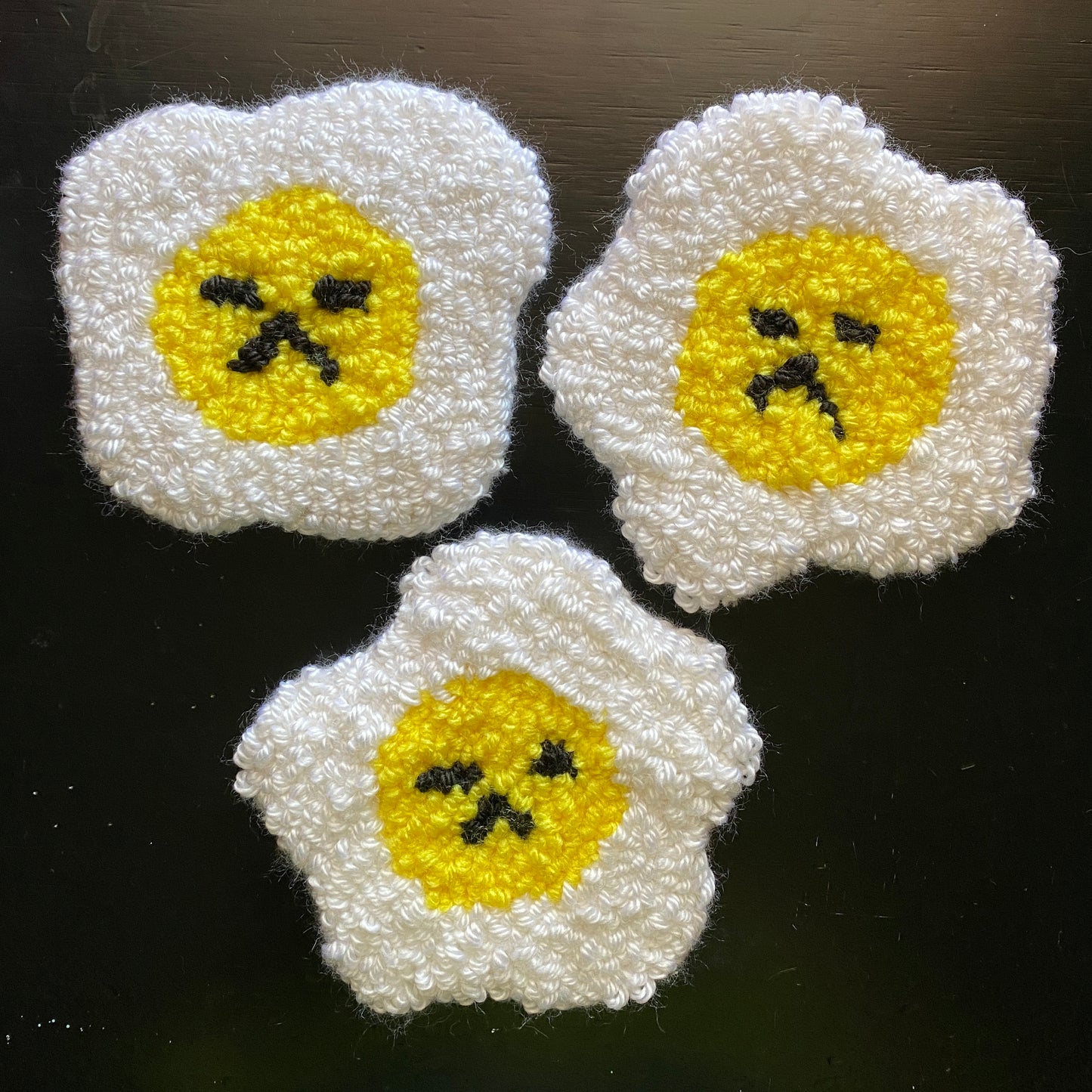 Mug Rug Coasters | Small Tabletop Rugs | Various Designs