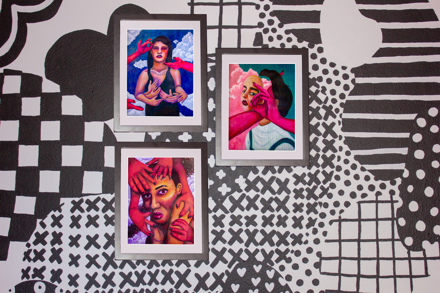 Identifying Demons Series - Portrait Paintings