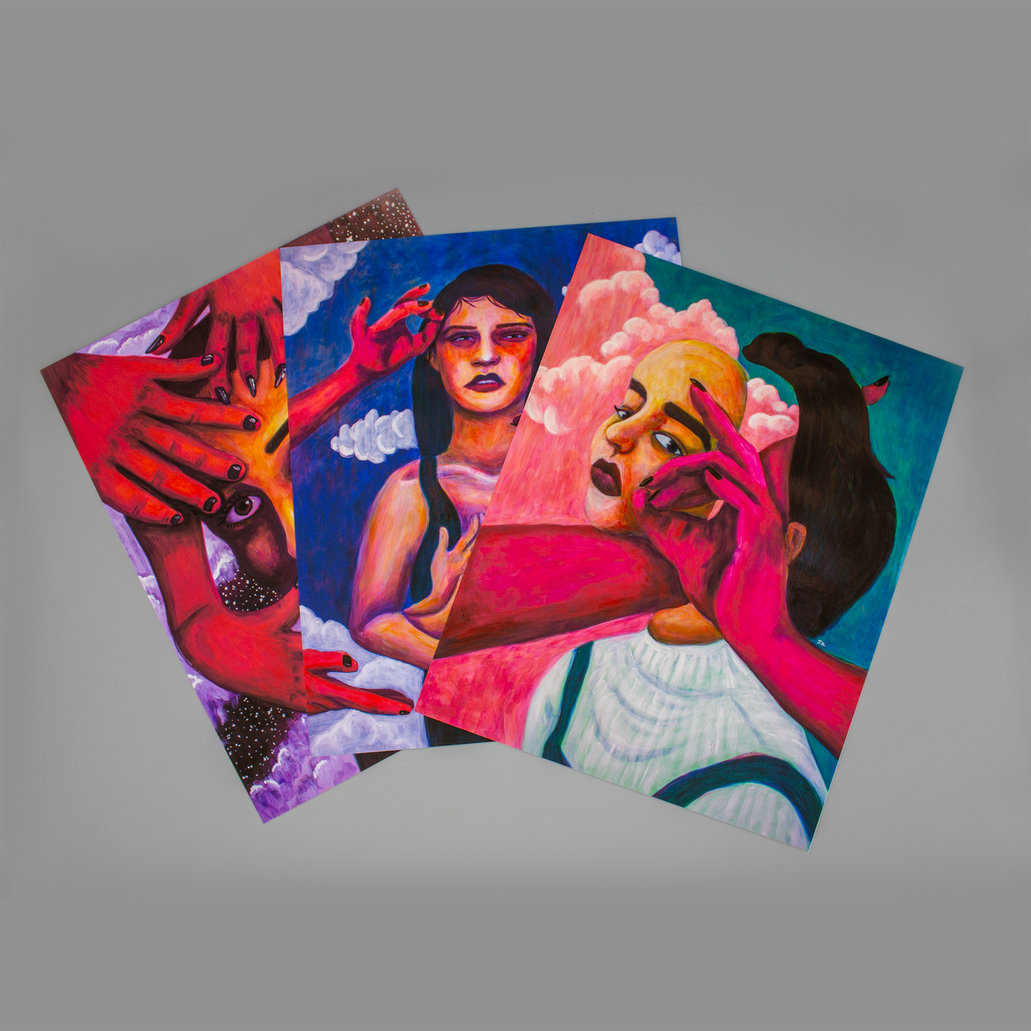 Identifying Demons Series - Portrait Paintings