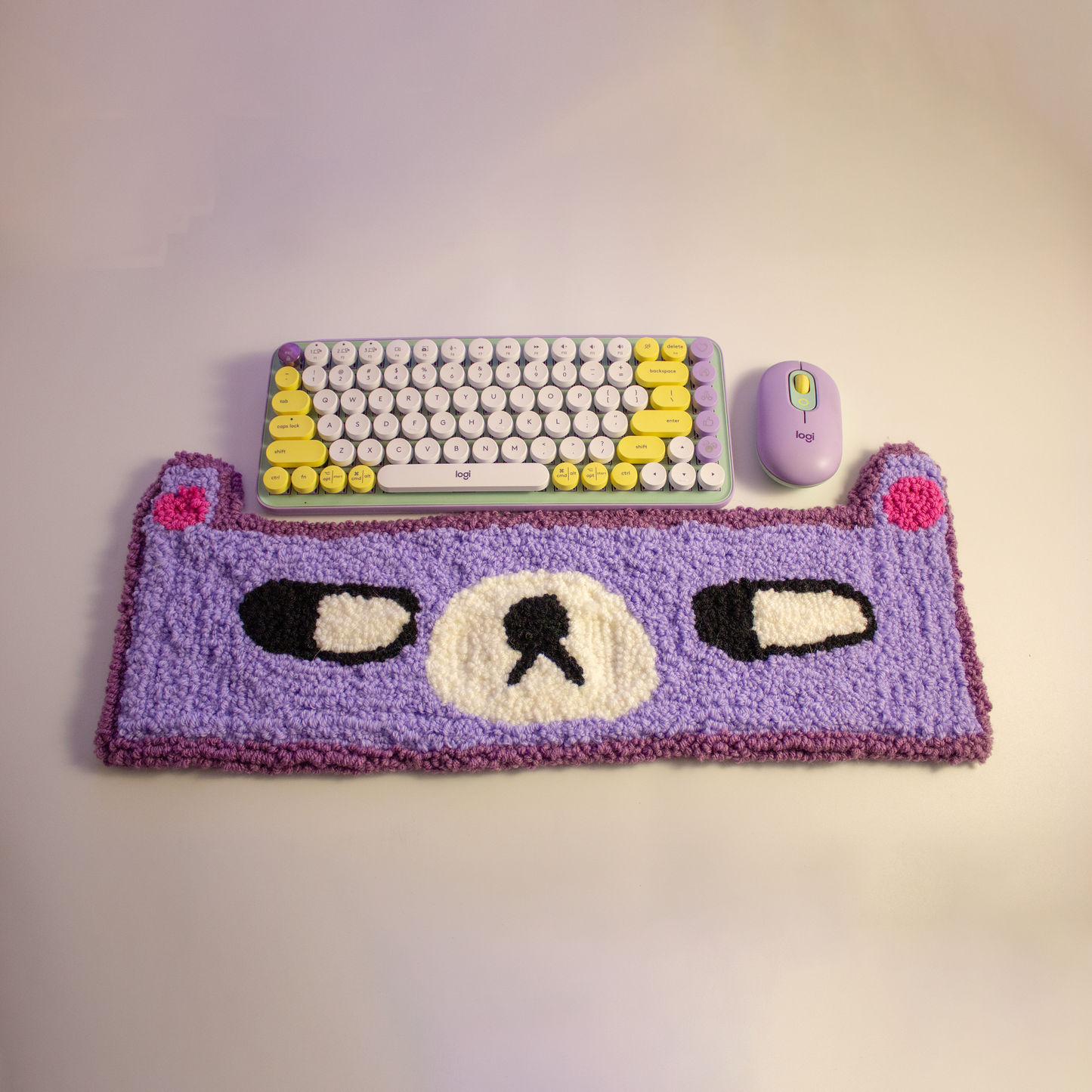 Keyboard Friends | Wrist Rest Rugs | Sensory/Fidget Toy | Machine Made