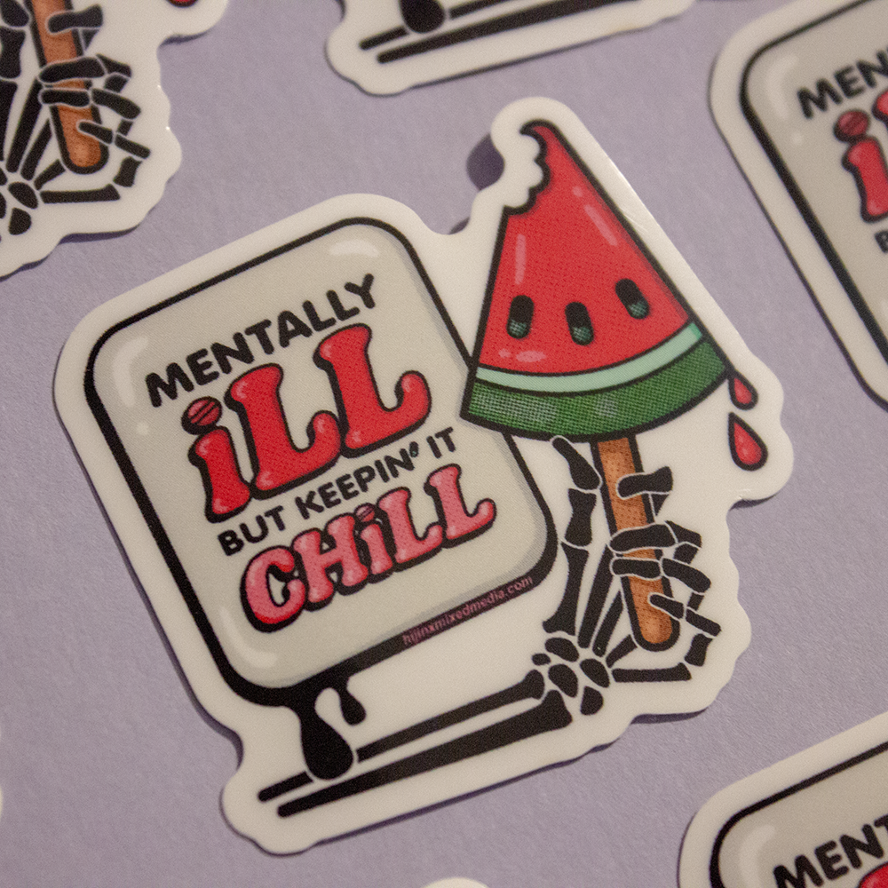 Assorted Eco-Friendly Waterproof Stickers | Original Art