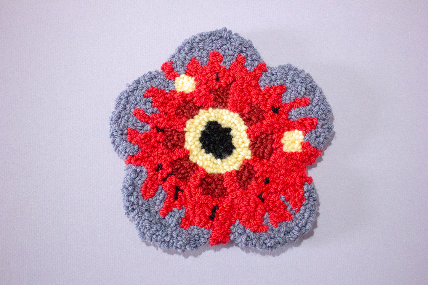 Butterfleye’s Garden | Butterfly Eyeball Rugs + Flowers | Assorted Colors | Handmade