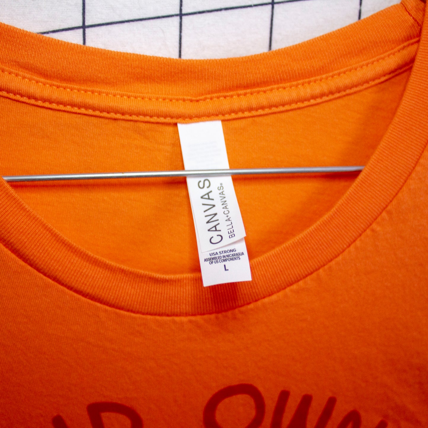 Proud Owner of a Stinky Baby | Screen Printed Unisex Tee | Orange Fruit Cat Illustration