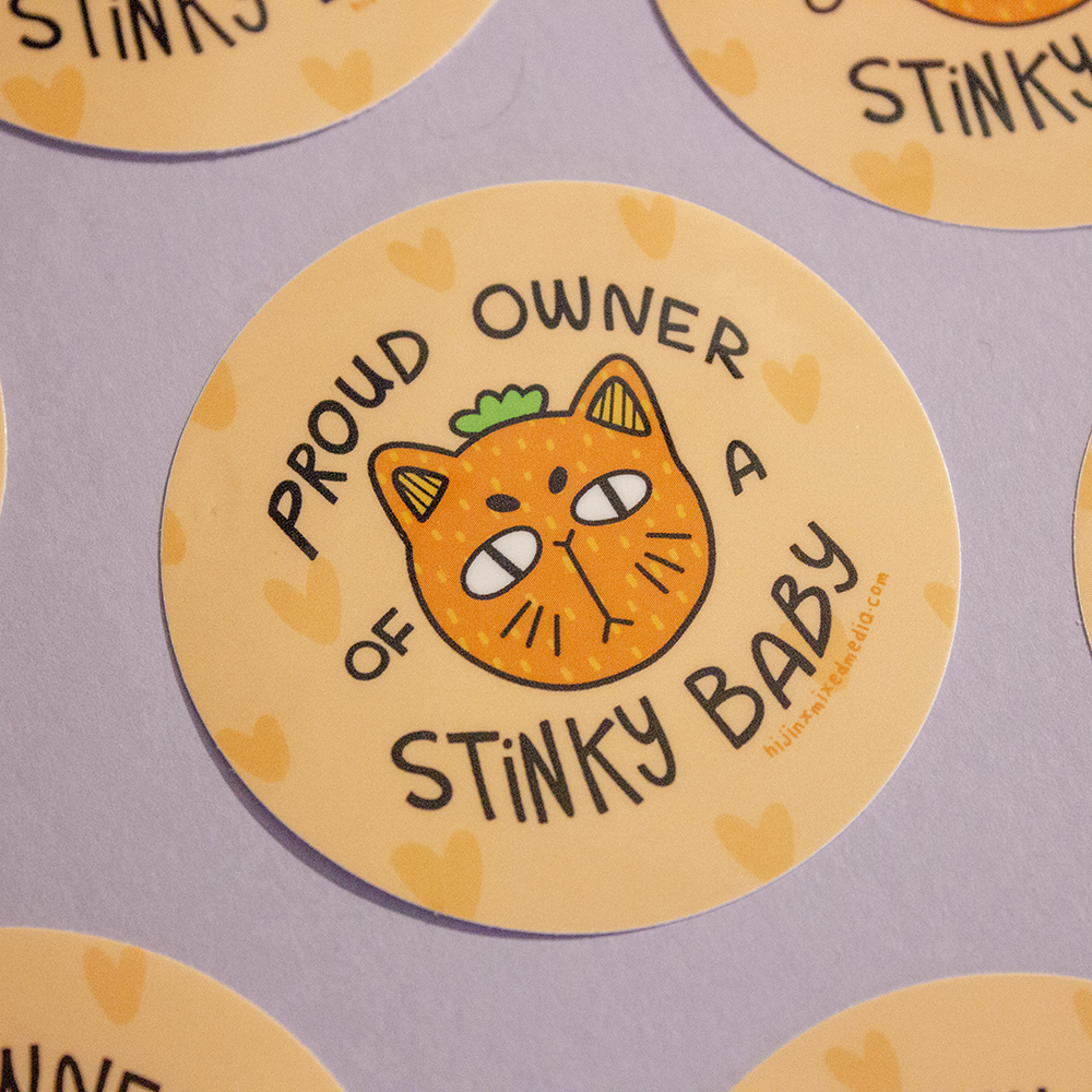 Assorted Eco-Friendly Waterproof Stickers | Original Art