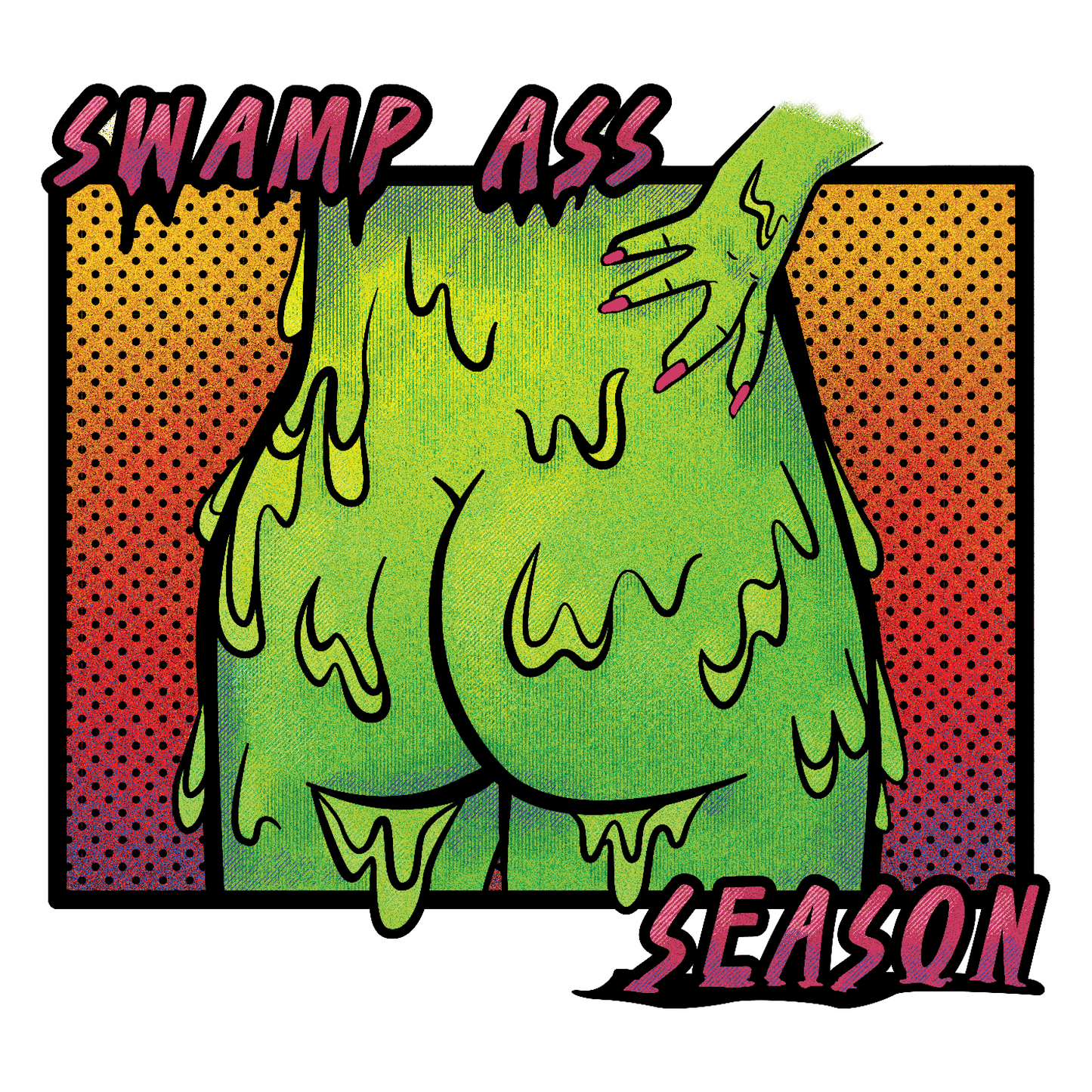 Swamp Ass Season Digital Illustration | Inkjet Print on Matte Photo Paper