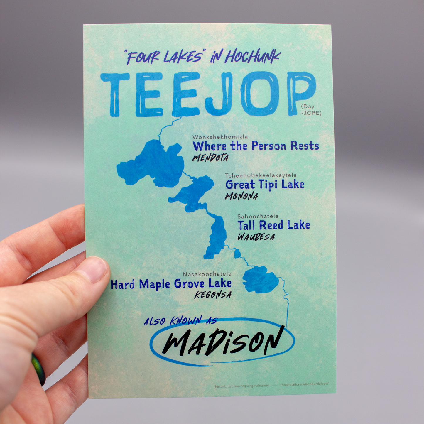 Teejop 4x6 Postcard
