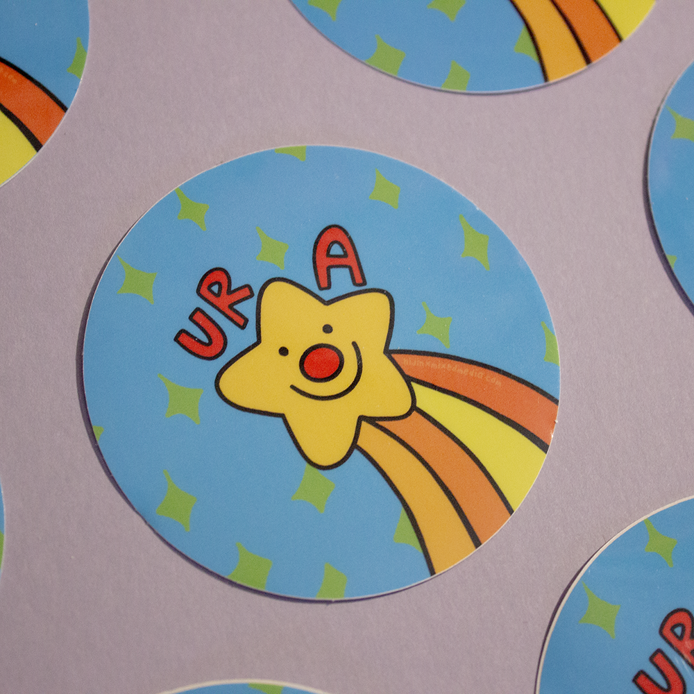 Assorted Eco-Friendly Waterproof Stickers | Original Art