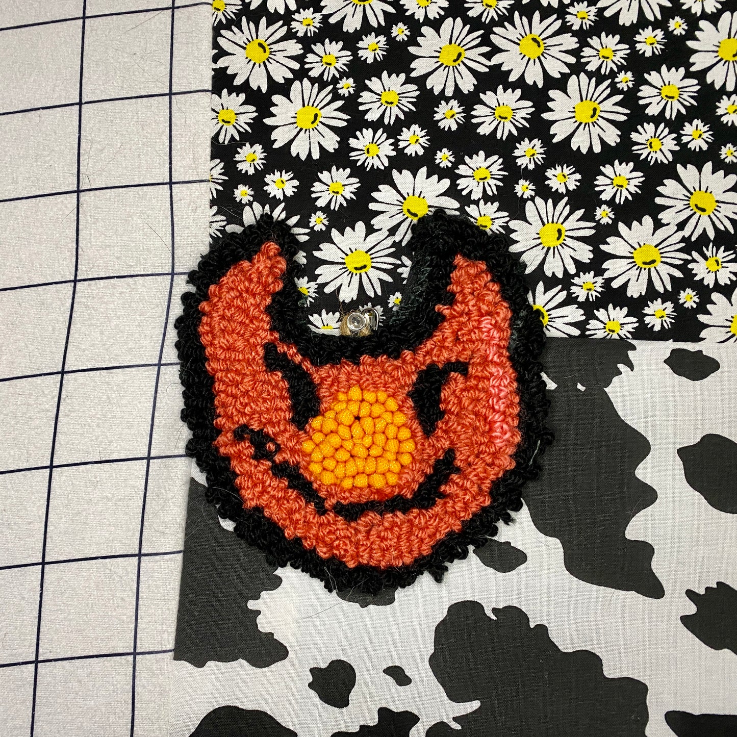 Rug Ornaments | Handmade Wall-Hanging Rugs | Needle Punch Fiber Art
