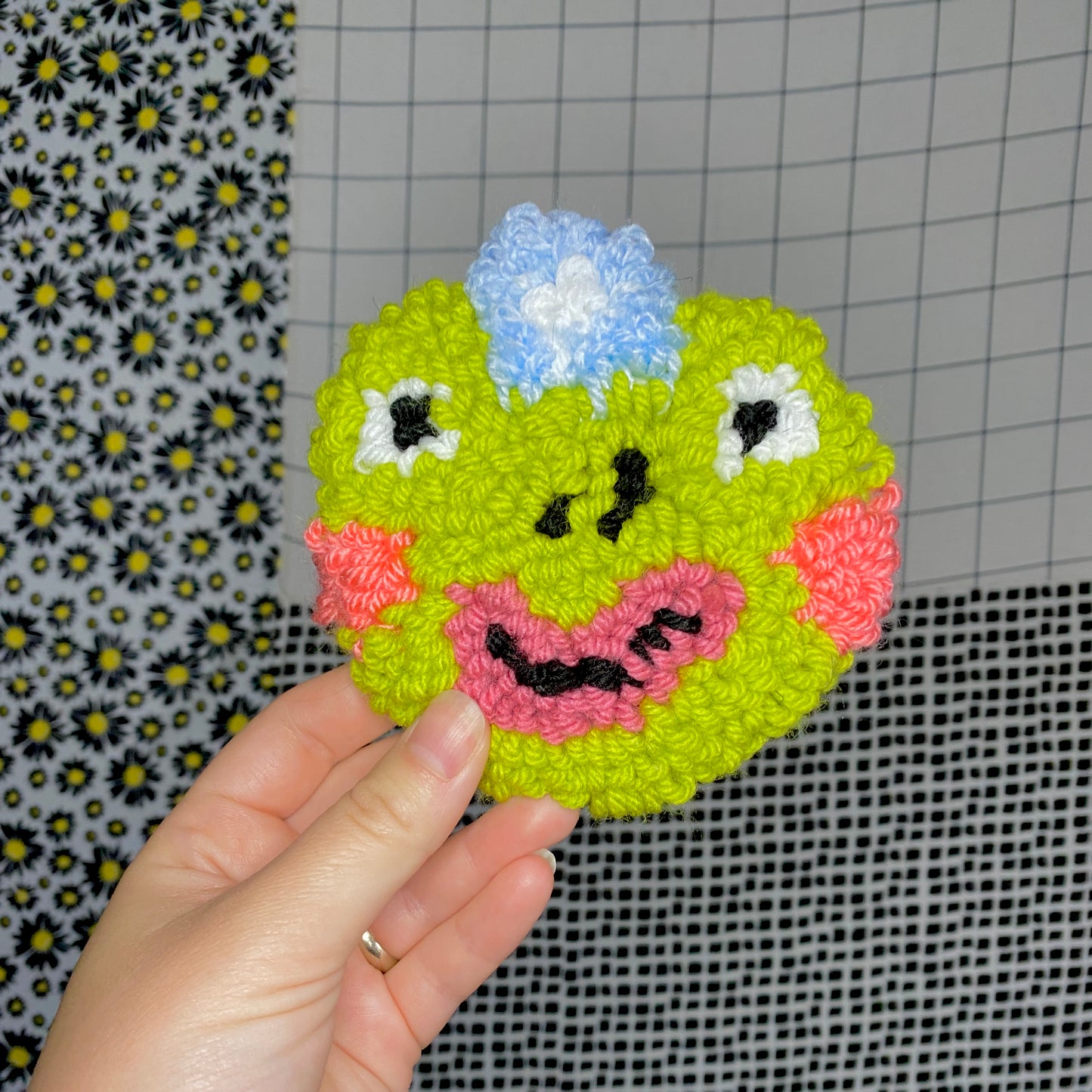 Rug Ornaments | Handmade Wall-Hanging Rugs | Needle Punch Fiber Art