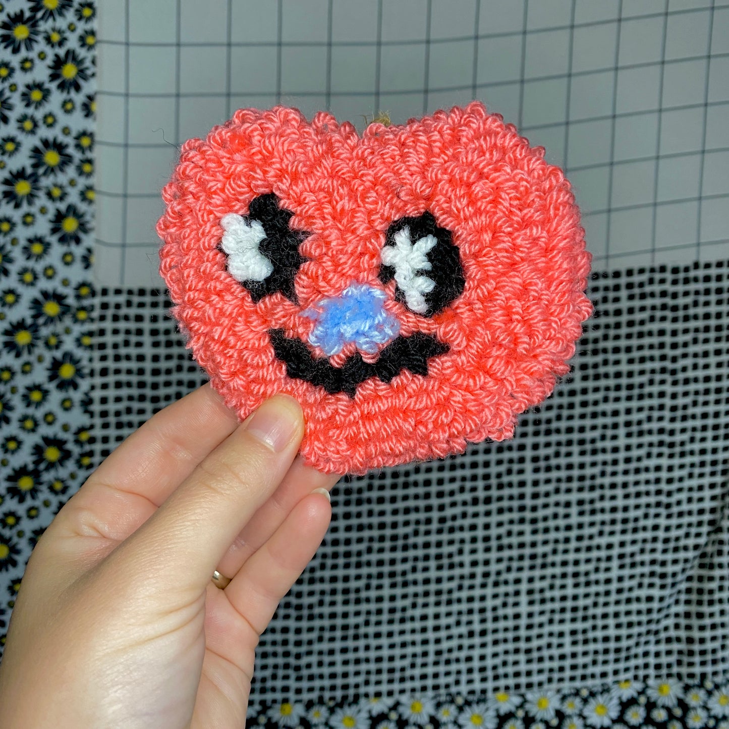 Rug Ornaments | Handmade Wall-Hanging Rugs | Needle Punch Fiber Art