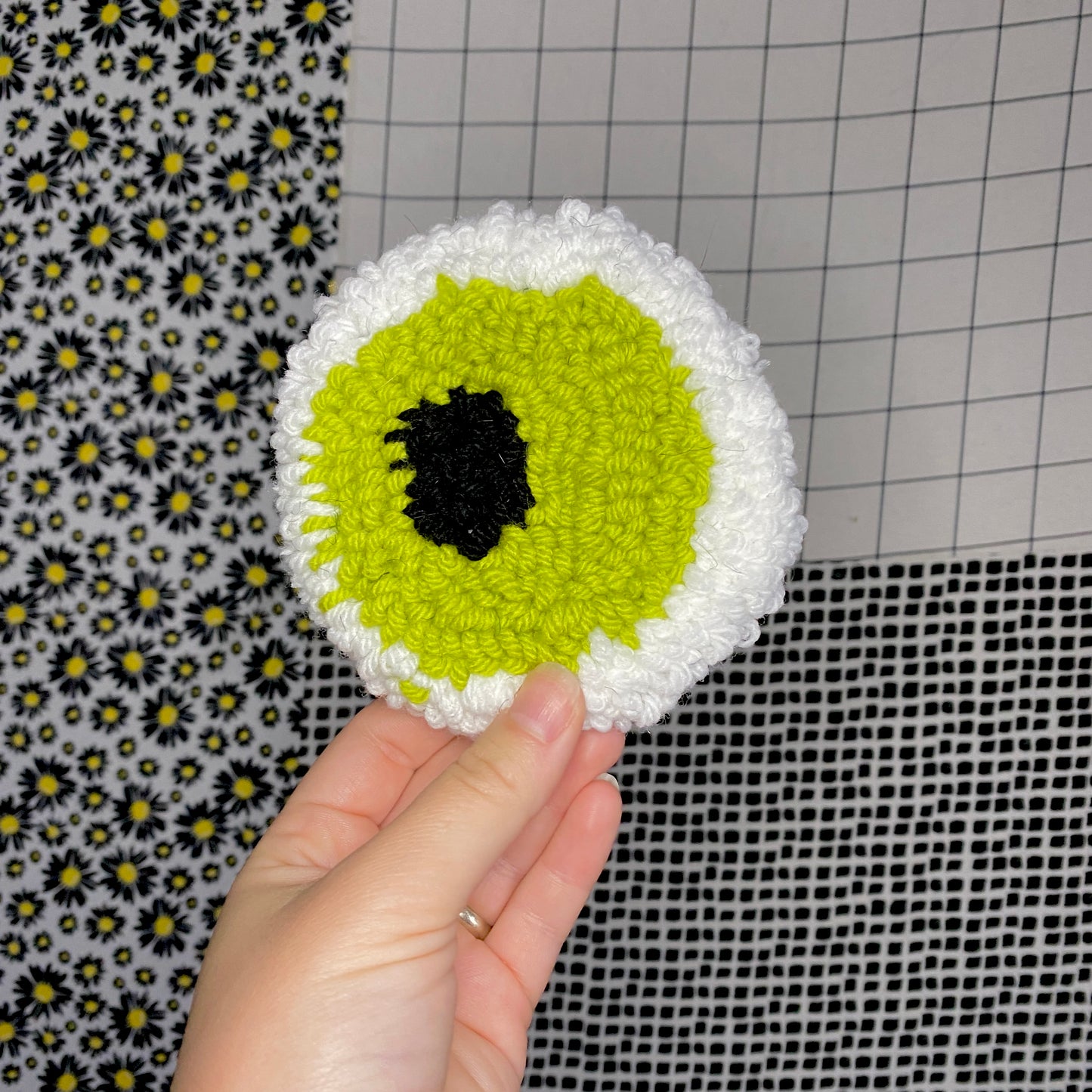 Rug Ornaments | Handmade Wall-Hanging Rugs | Needle Punch Fiber Art