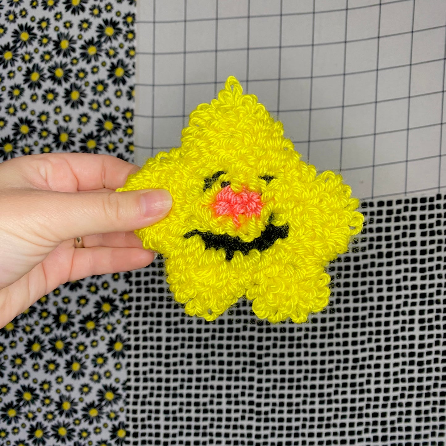 Rug Ornaments | Handmade Wall-Hanging Rugs | Needle Punch Fiber Art