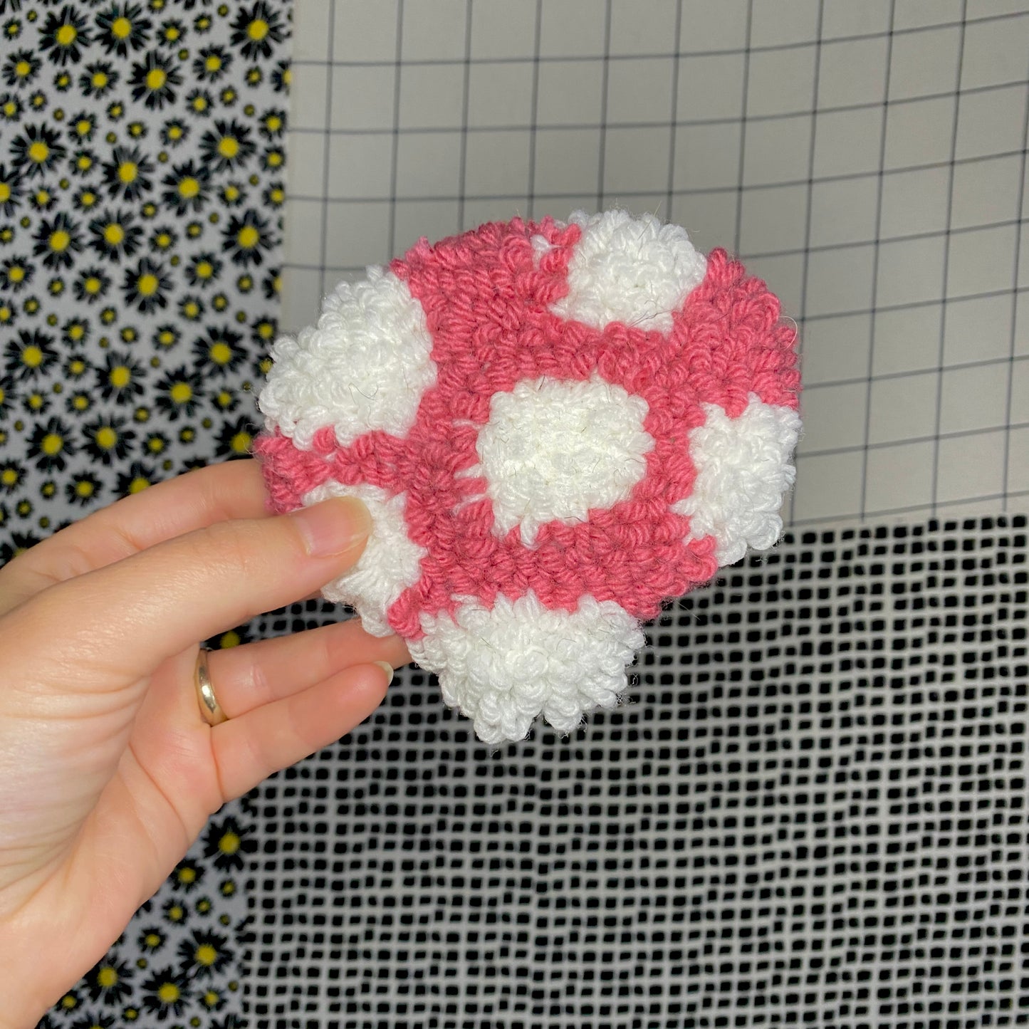 Rug Ornaments | Handmade Wall-Hanging Rugs | Needle Punch Fiber Art