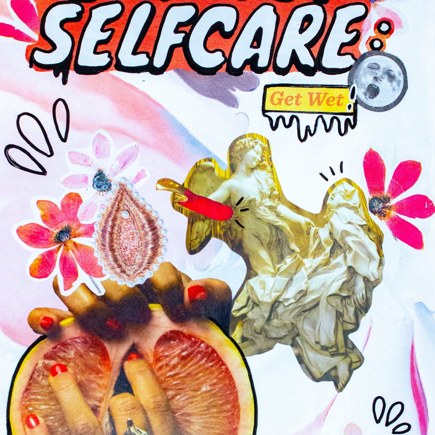 Feminist Self-Care | Mixed Media Digital Print | Assorted Sizes