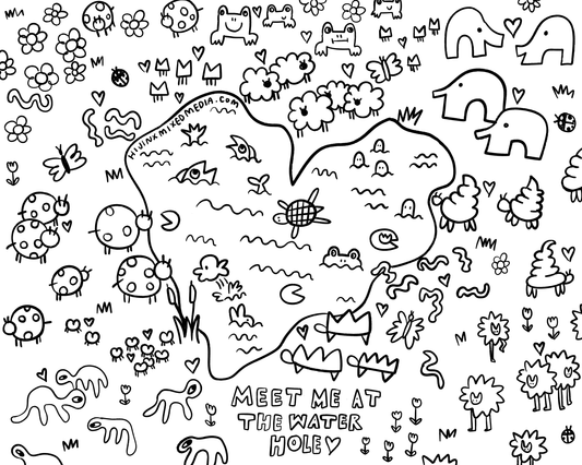 Coloring Pages To Process the Communal Trauma of the USA