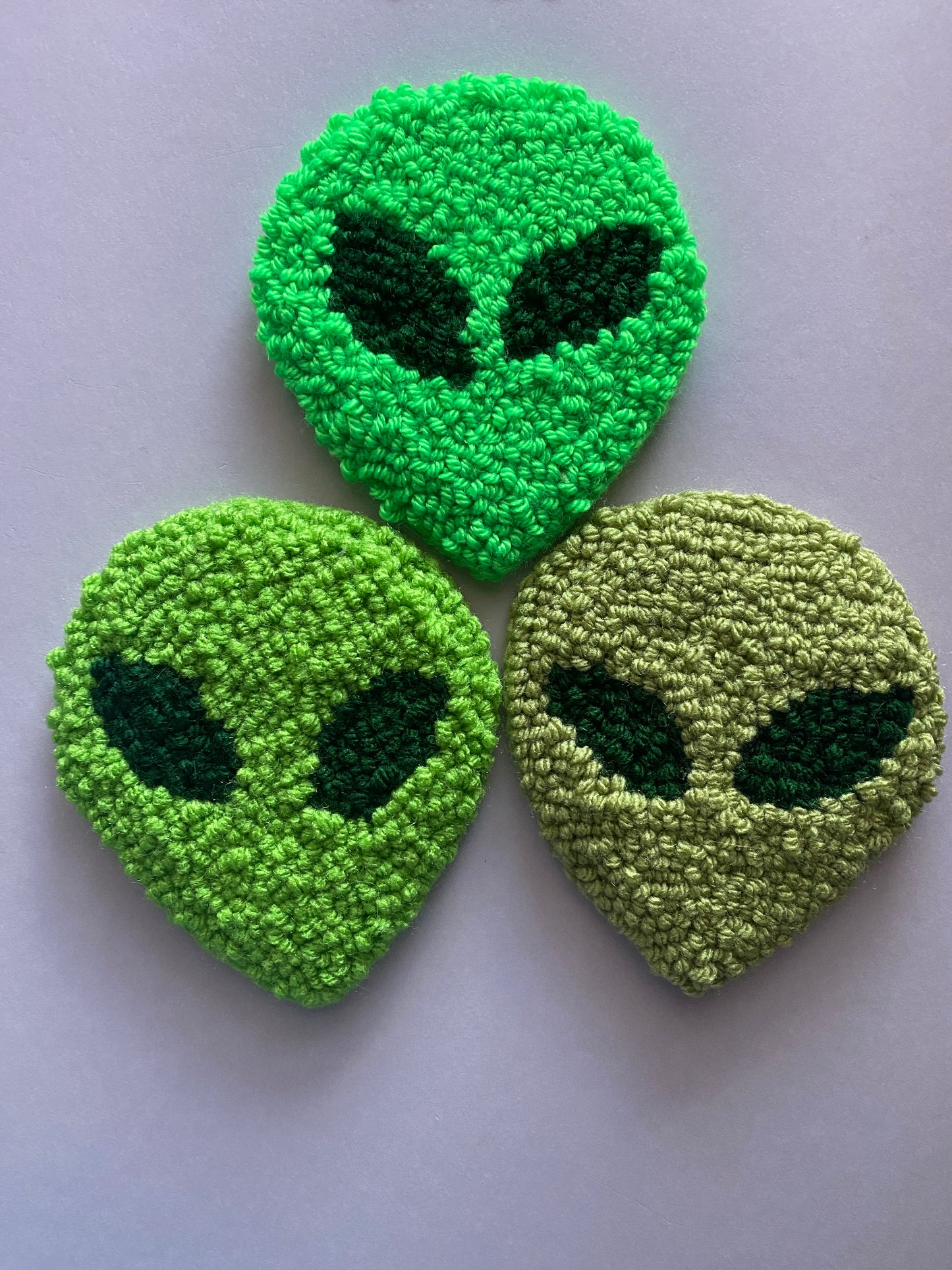 Mug Rug Coasters | Small Tabletop Rugs | Various Designs