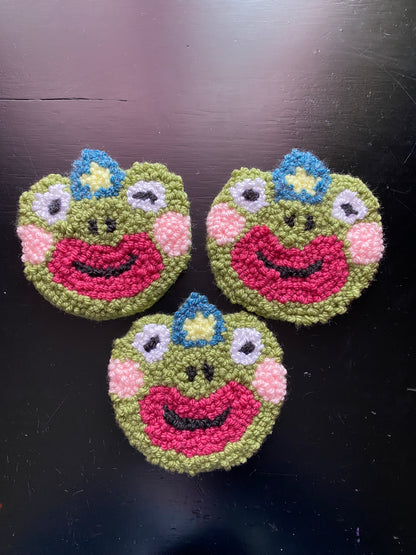 Mug Rug Coasters | Small Tabletop Rugs | Various Designs