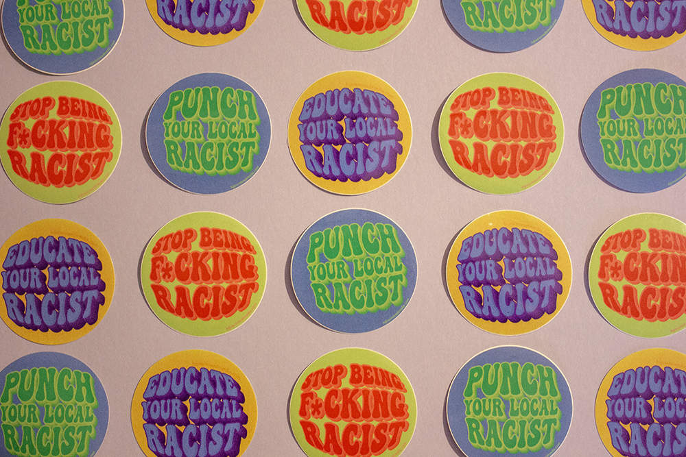 Anti-Racist Sticker 3-pack