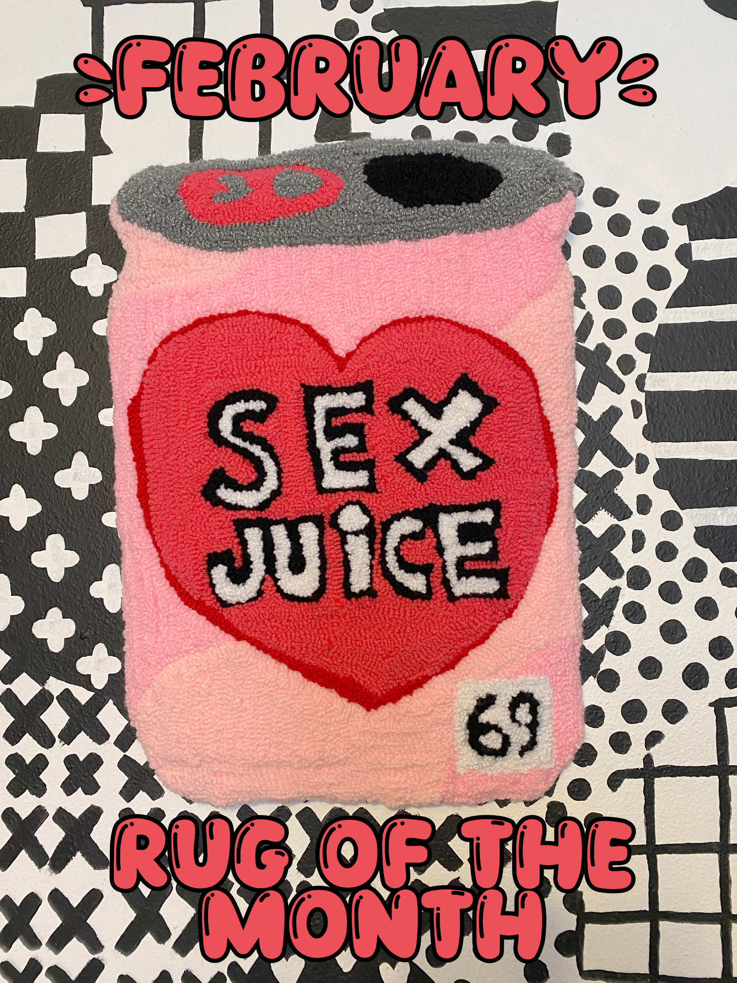 Sex Juice Tufted Rug