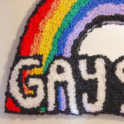 Rainbow Pride Rug Mirrors | Gay Shit | Work It