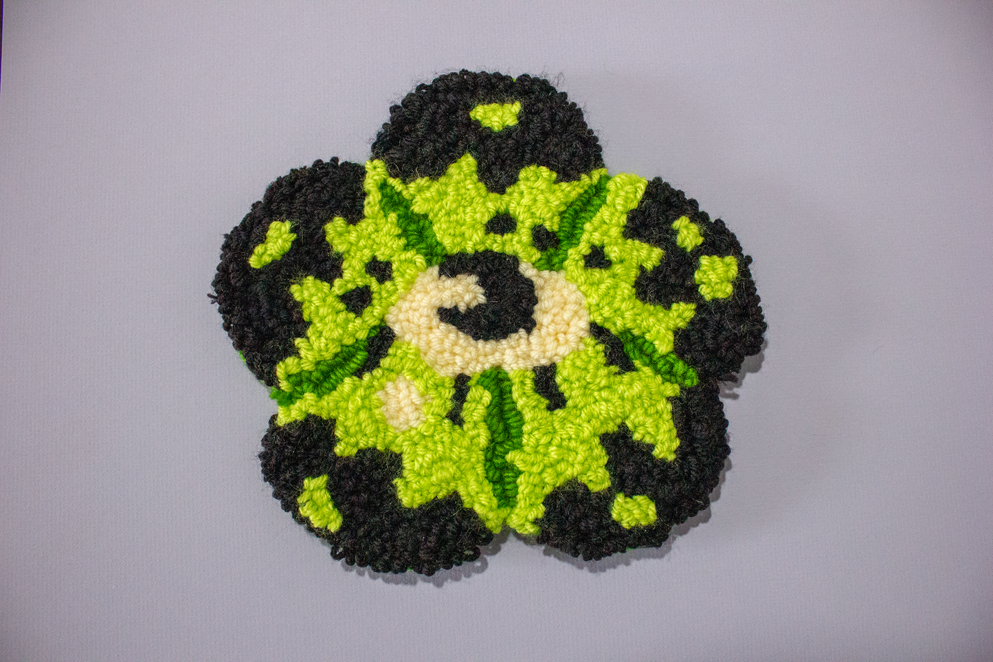 Butterfleye’s Garden | Butterfly Eyeball Rugs + Flowers | Assorted Colors | Handmade