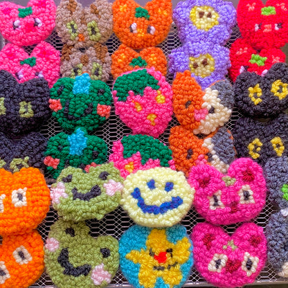 Teeny Tiny Baby Rug | Friend, Fidget, Brooch, or Magnet | Various Designs