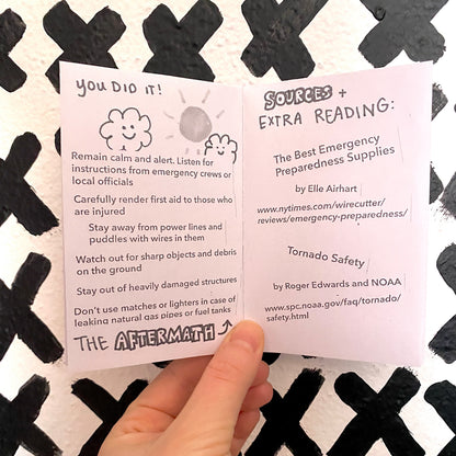 Handy Dandy Hijinx Mixed Media Guide To Fucken Tornadoes Zine