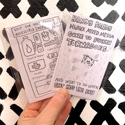 Handy Dandy Hijinx Mixed Media Guide To Fucken Tornadoes Zine