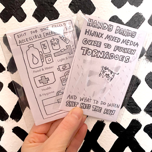 Handy Dandy Hijinx Mixed Media Guide To Fucken Tornadoes Zine