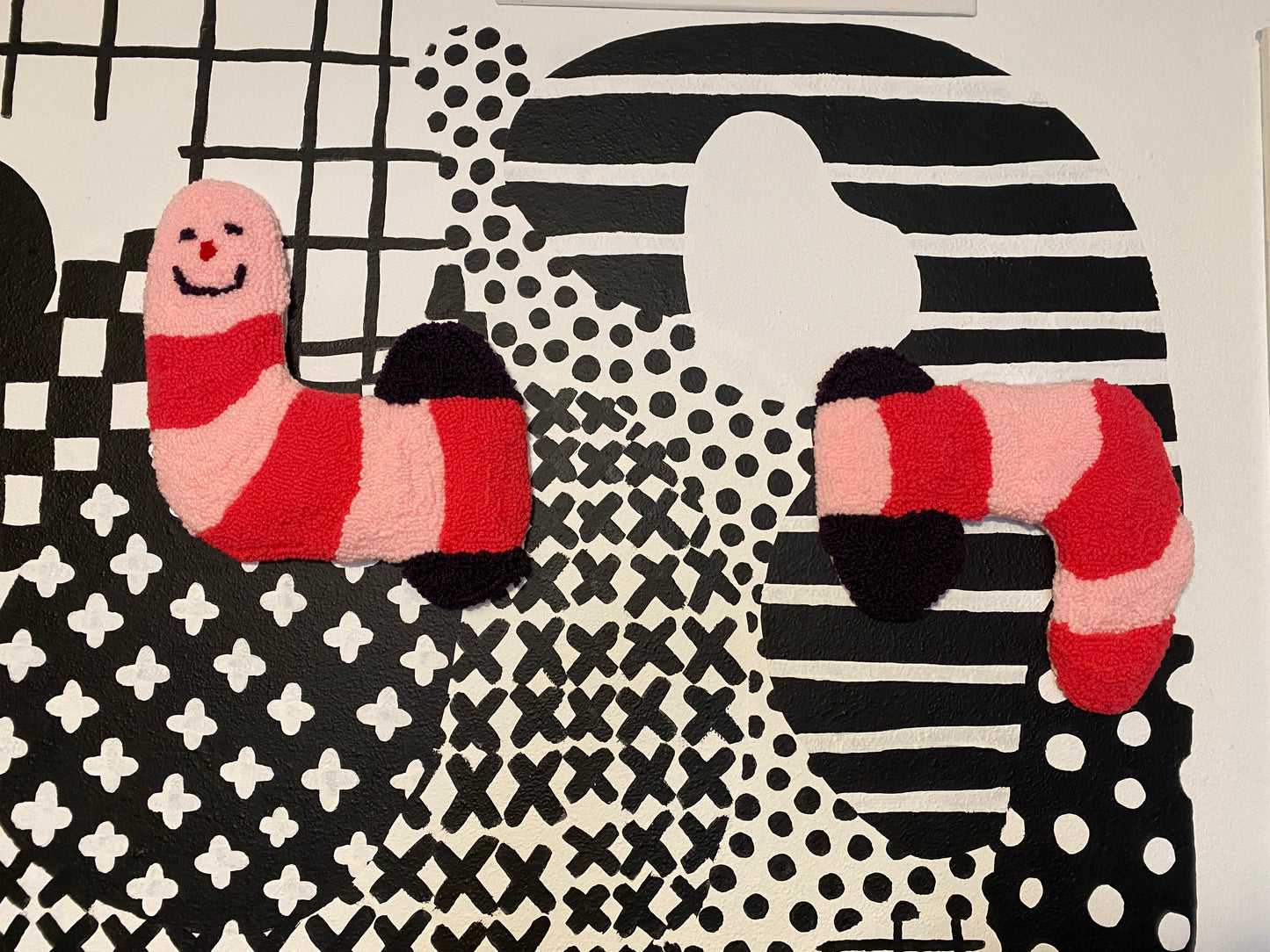Worm Hole Machine Tufted Rug