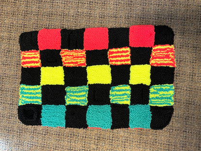 Chequeer Pride Flag | Machine-Tufted Rug