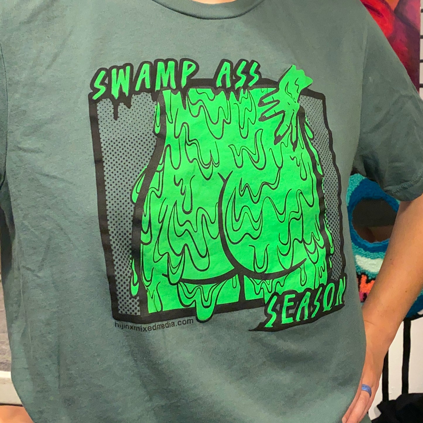 Swamp Ass Season 2-Color Screen Printed Tee | Gross Body Positivity