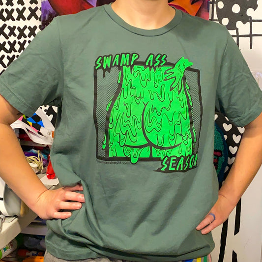 Swamp Ass Season 2-Color Screen Printed Tee | Gross Body Positivity