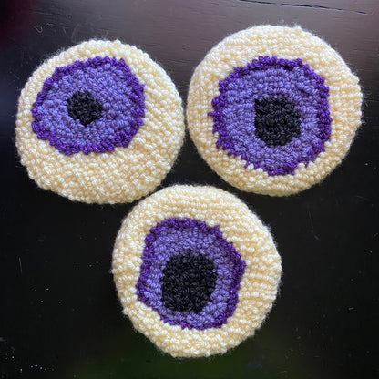 Mug Rug Coasters | Small Tabletop Rugs | Various Designs