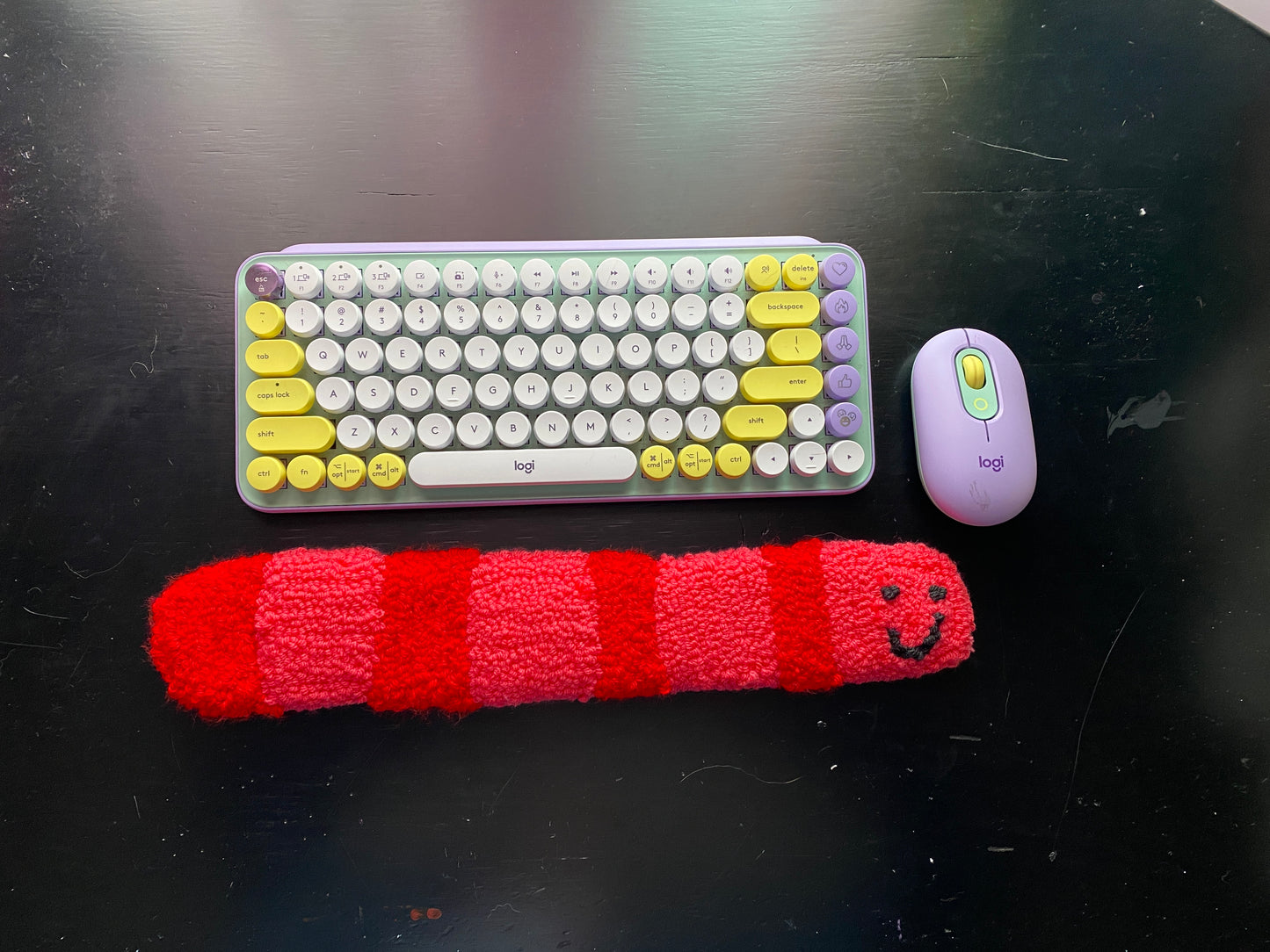 Keyboard Friends | Wrist Rest Rugs | Sensory/Fidget Toy | Machine Made