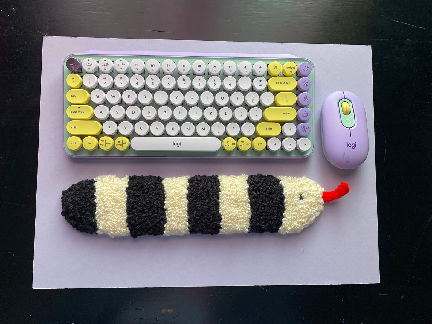 Keyboard Friends | Wrist Rest Rugs | Sensory/Fidget Toy | Machine Made