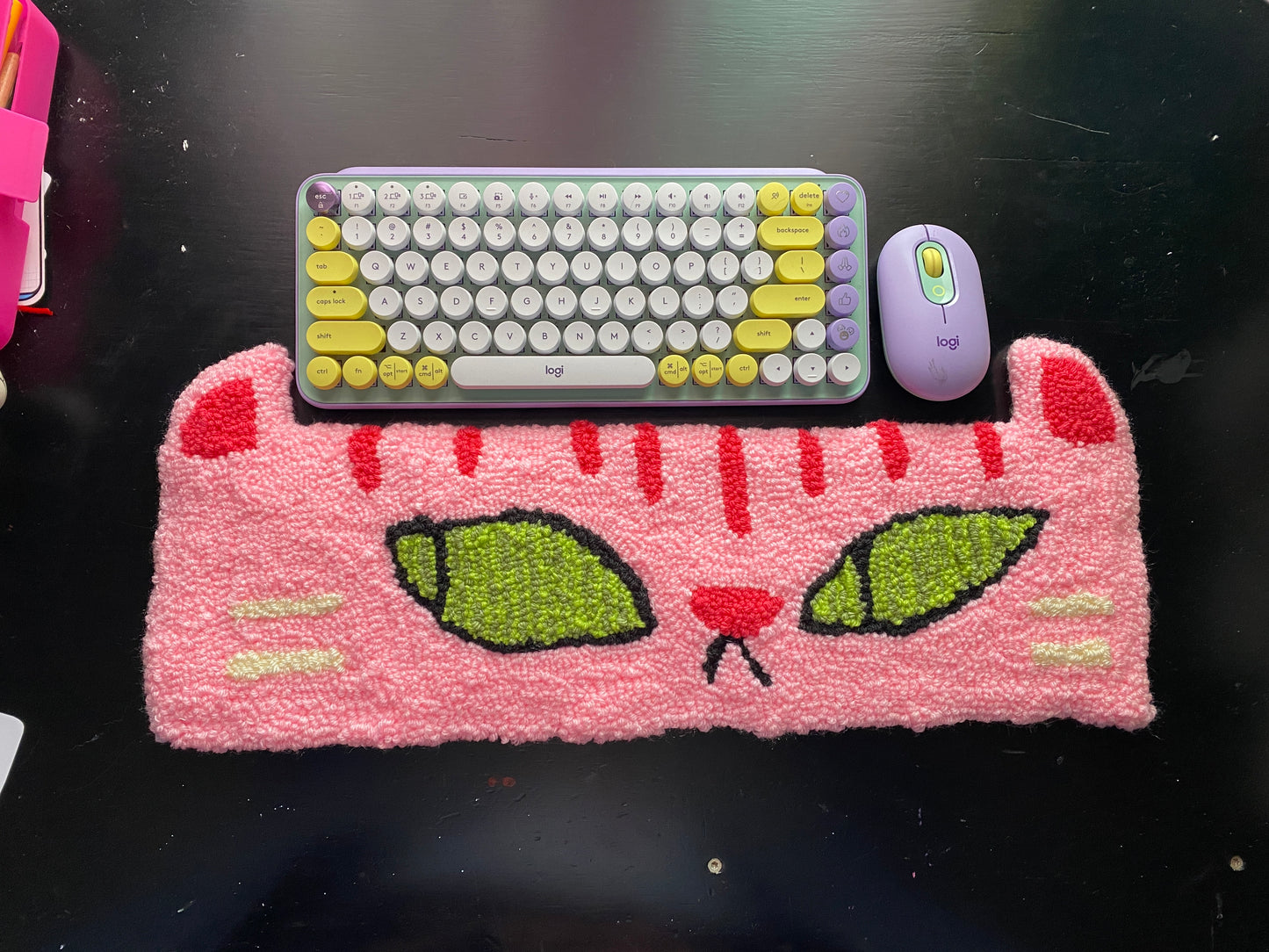 Keyboard Friends | Wrist Rest Rugs | Sensory/Fidget Toy | Machine Made