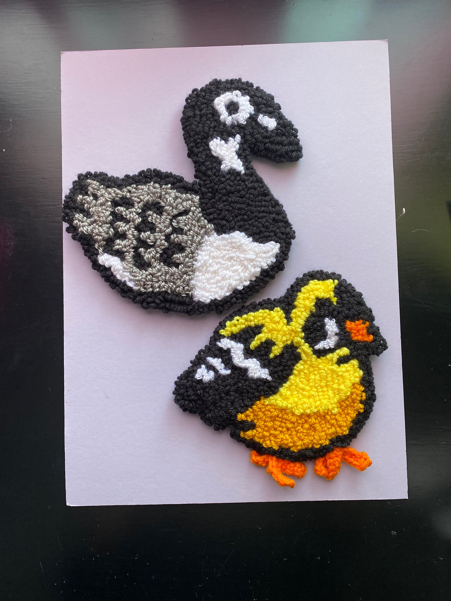 Wisconsin Bird Rugs | Wall Hanging or Plushie | Punch Needle Tufting