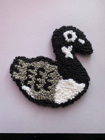 Wisconsin Bird Rugs | Wall Hanging or Plushie | Punch Needle Tufting