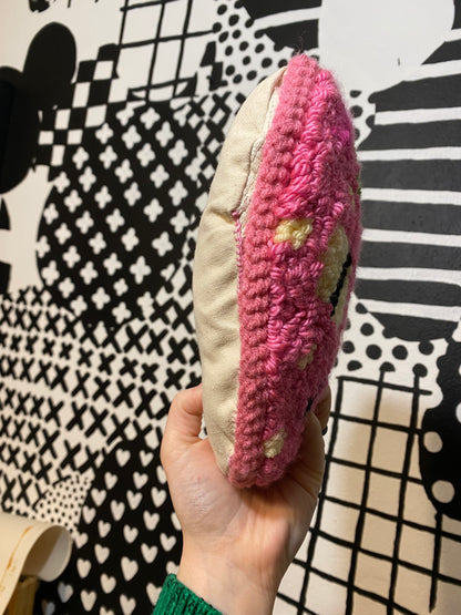 Fruit Cat Rug | Plushie, Wall-Hanging, Tabletop | Punch Needle Tufting