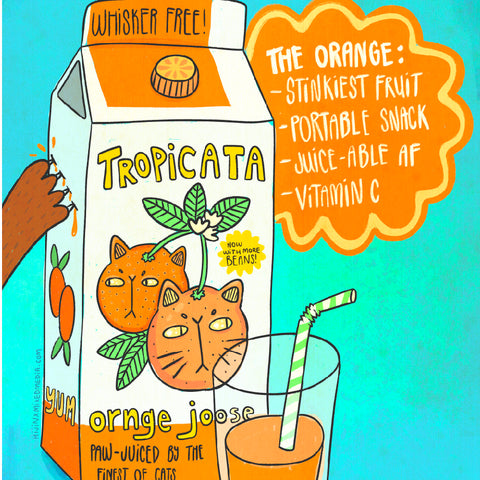 Ornge Joose Digital Print 13x19