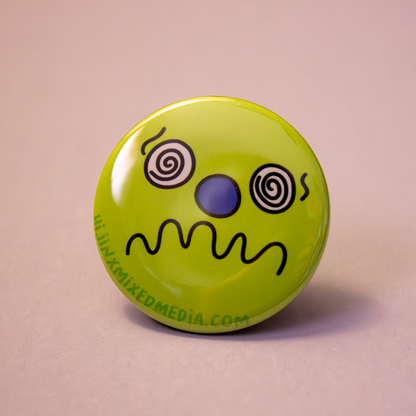 Assorted Fun Little Buttons! (1.5 inch) | Original Illustrations & Typography