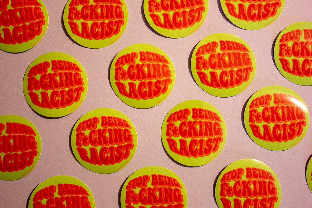 Anti-Racist Sticker 3-pack